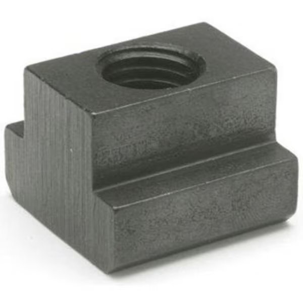 J.W. Winco DIN 508 T-Slot Nuts, Steel, Blackened, M10, 11/16